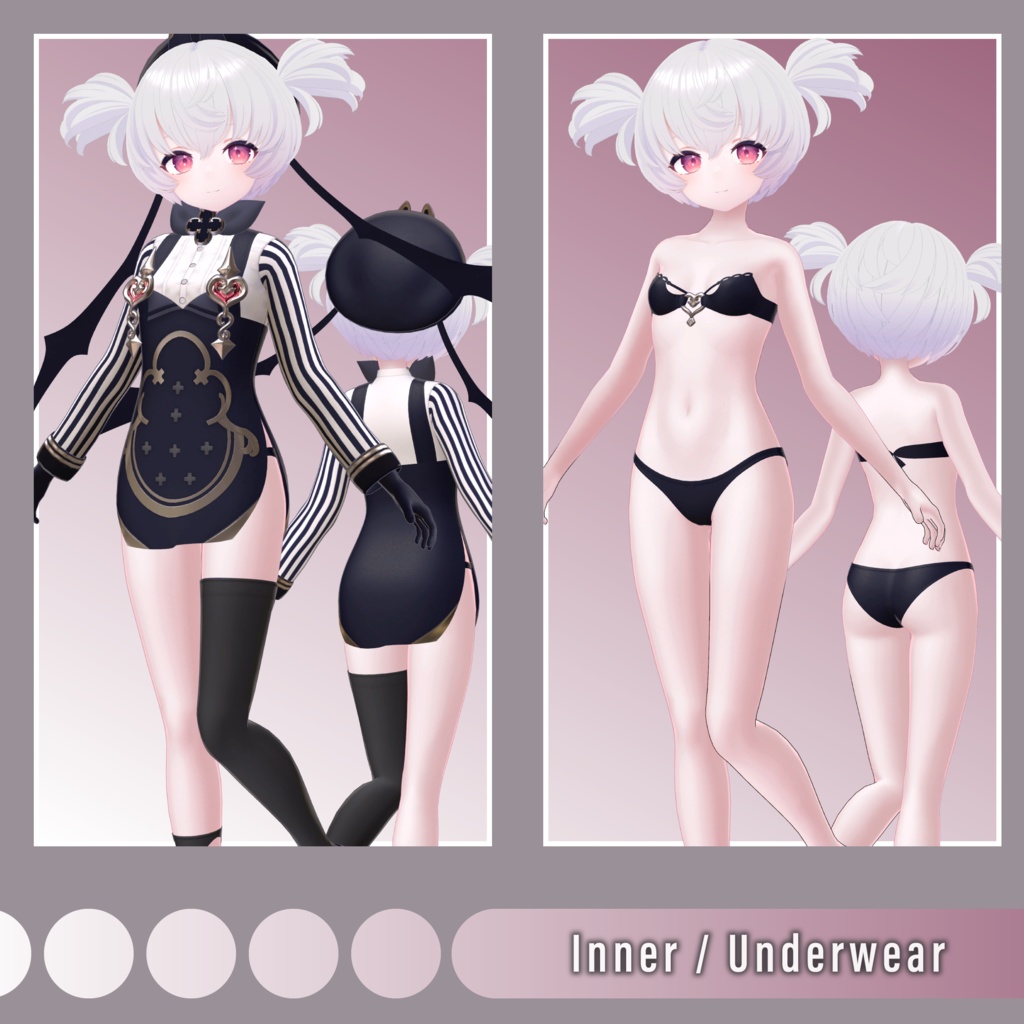 オリジナル3Dモデル「リーナ」