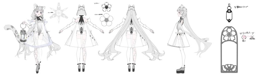 オリジナル3Dモデル「フレーナ」