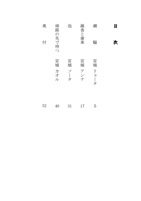 君に捧げる幾つかの独白。