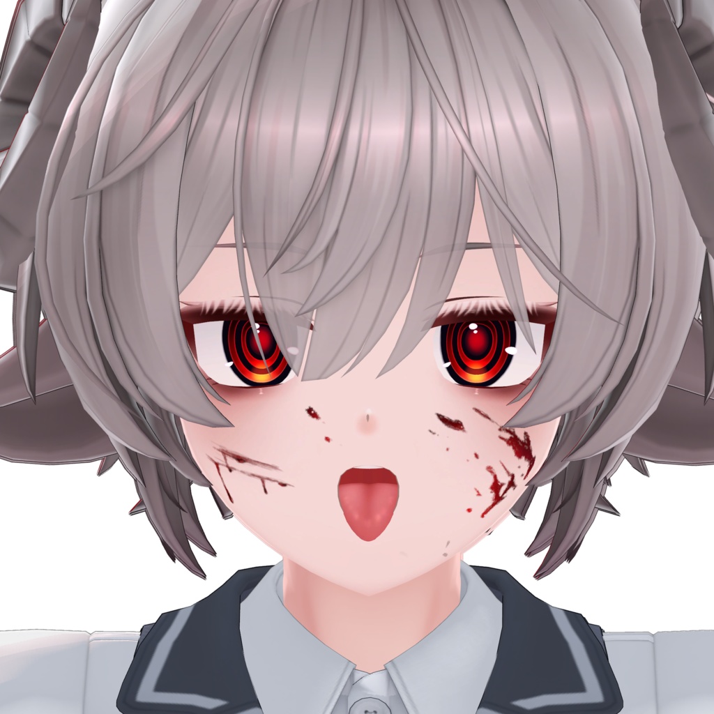 【モルン専用】PsychoEye【Makeup&Blood・Eye・Tongue・Face Blendshape】