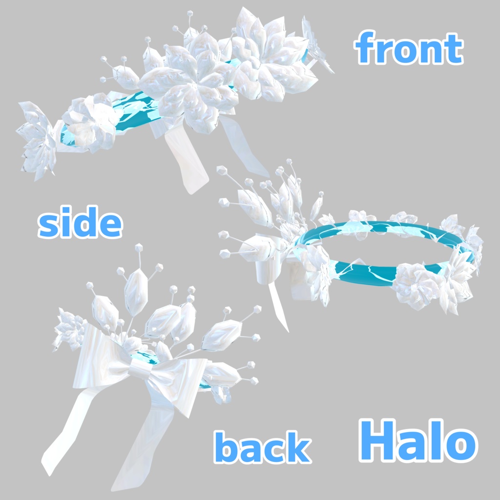 【ほぼ全アバター対応】砂糖水晶ドラゴンセット~SugarCrystalDragonSet~【MA対応】