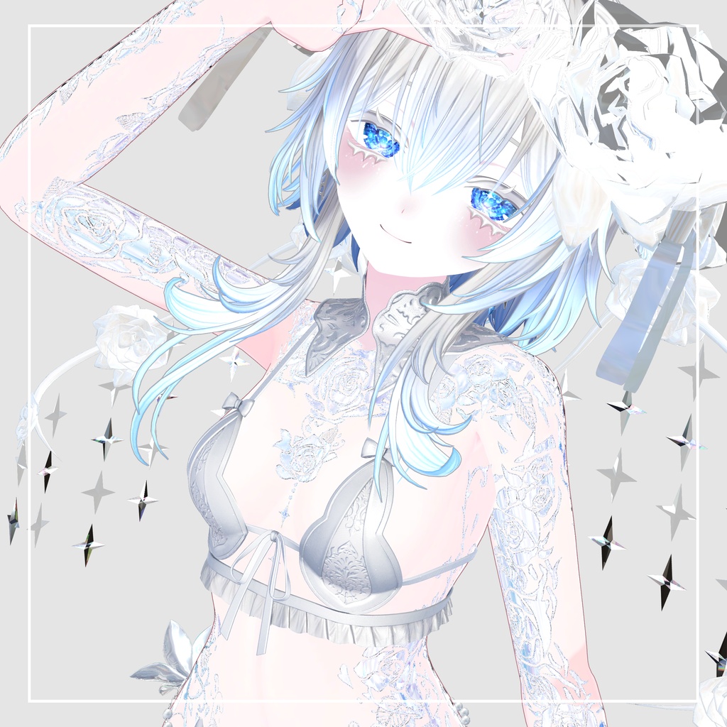 【しなの対応】RoseThorn_Tattoo Texture【Normal & MatCap / 4Color】