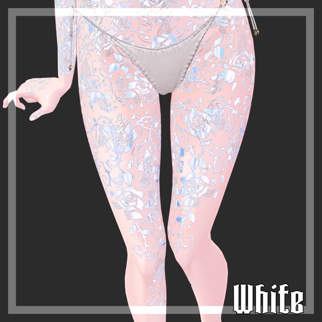 【しなの対応】RoseThorn_Tattoo Texture【Normal & MatCap / 4Color】