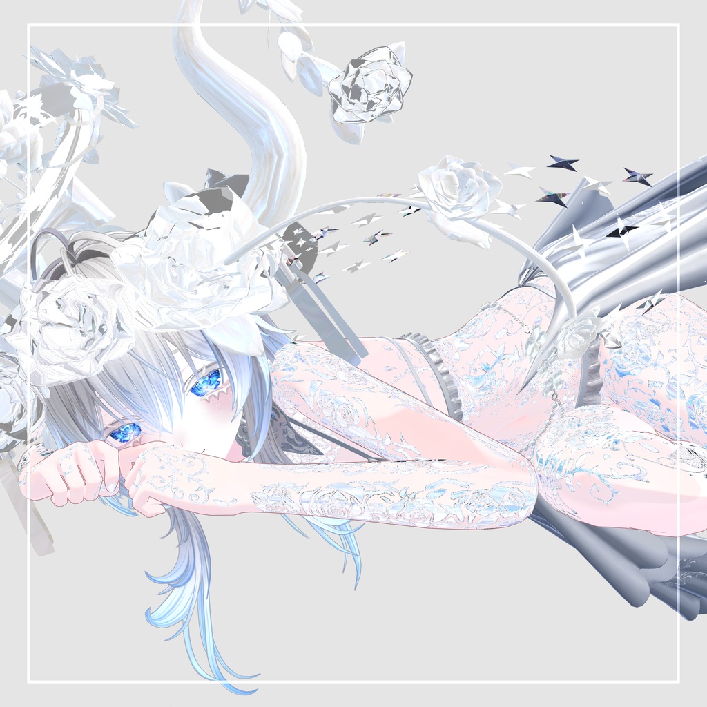 【しなの対応】RoseThorn_Tattoo Texture【Normal & MatCap / 4Color】