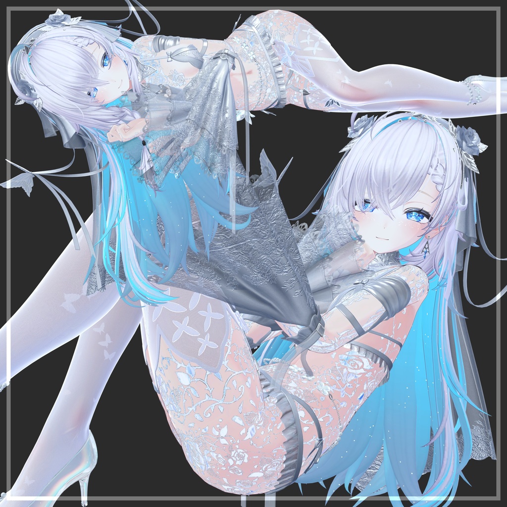 【しなの対応】RoseThorn_Tattoo Texture【Normal & MatCap / 4Color】