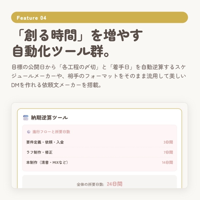 Creator's OS |PC専用 クリエイター・VTuber向け 業務管理&青色申告ツール