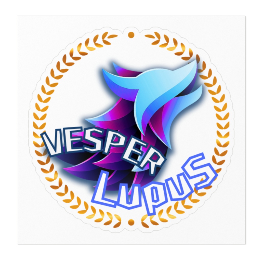 オリジナルロゴステッカー【VESPER LupuS】