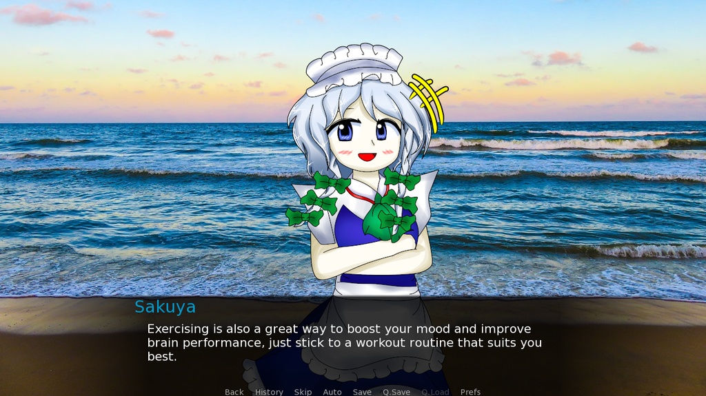Sakuya Izayoi Gives You Advice And Dabs Deluxe Edition
