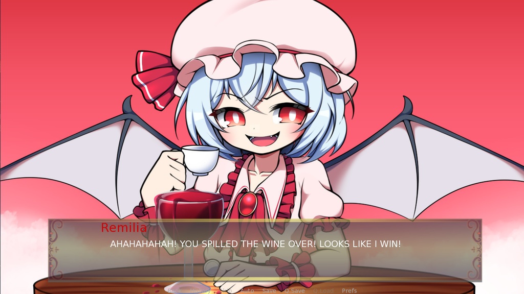 Remilia Scarlet's Coin And Glass Game