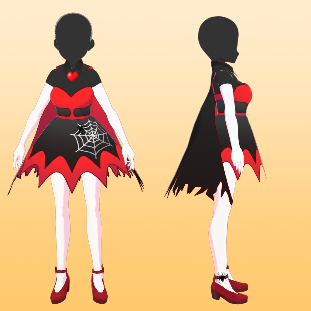 【無料/free】ハロウィンコス スイートハートカーミラ【VRoid衣装】