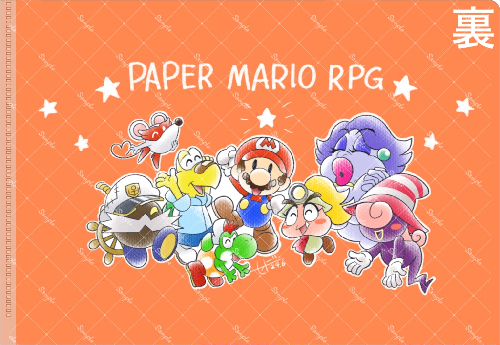 A5クリアファイル「ペパマリRPG」