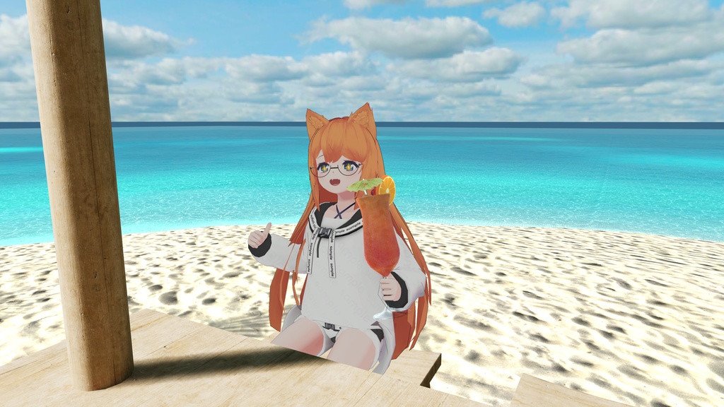 Summer Drinks Game Asset For VRChat Avatars & Worlds