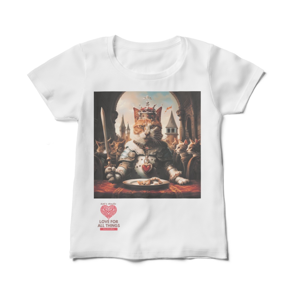 Cat Kingdom オリジナルTシャツ レディース　M・L