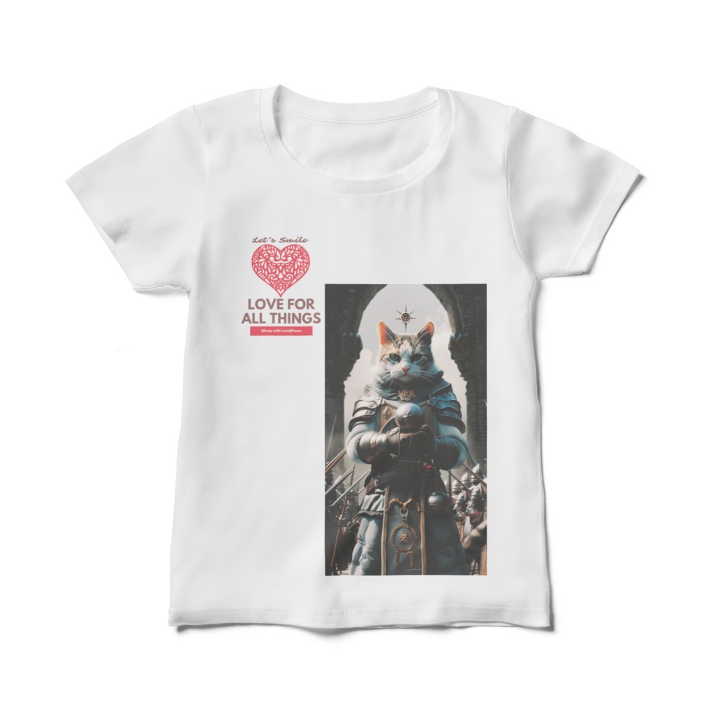 「The Cat Kingdom」オリジナルTシャツ-レディース M・L