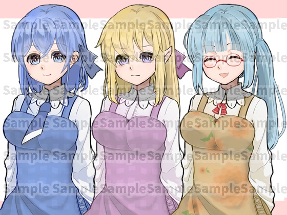同級生っぽい立ち絵素材
