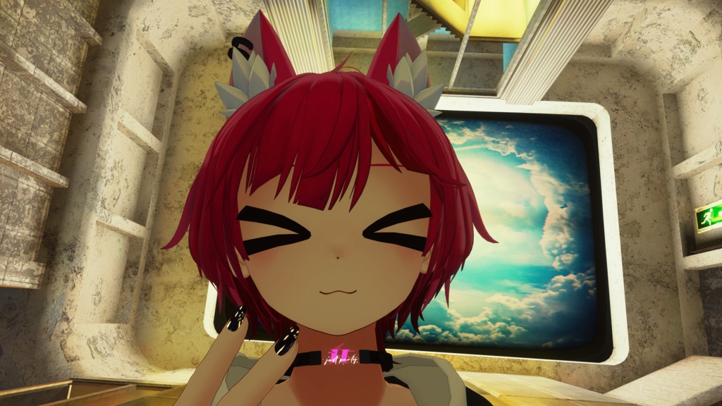 【MDollnail対応】Black Onyx Nail(宝石風ネイル)