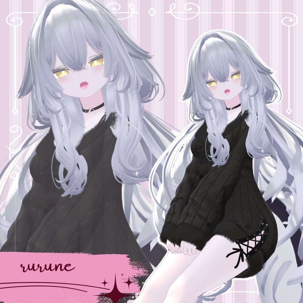 【6アバター対応】Chill Fur Sweater