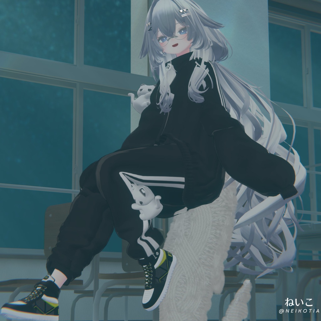 【複数アバター対応】FLARE-sneakers-