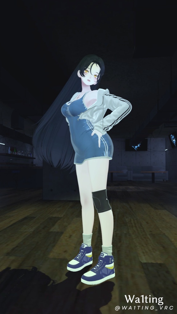 【複数アバター対応】FLARE-sneakers-