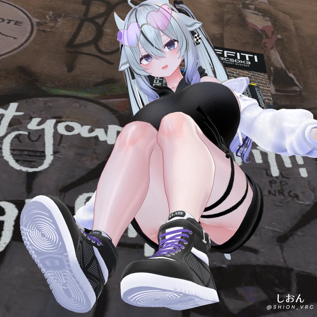 【複数アバター対応】FLARE-sneakers-