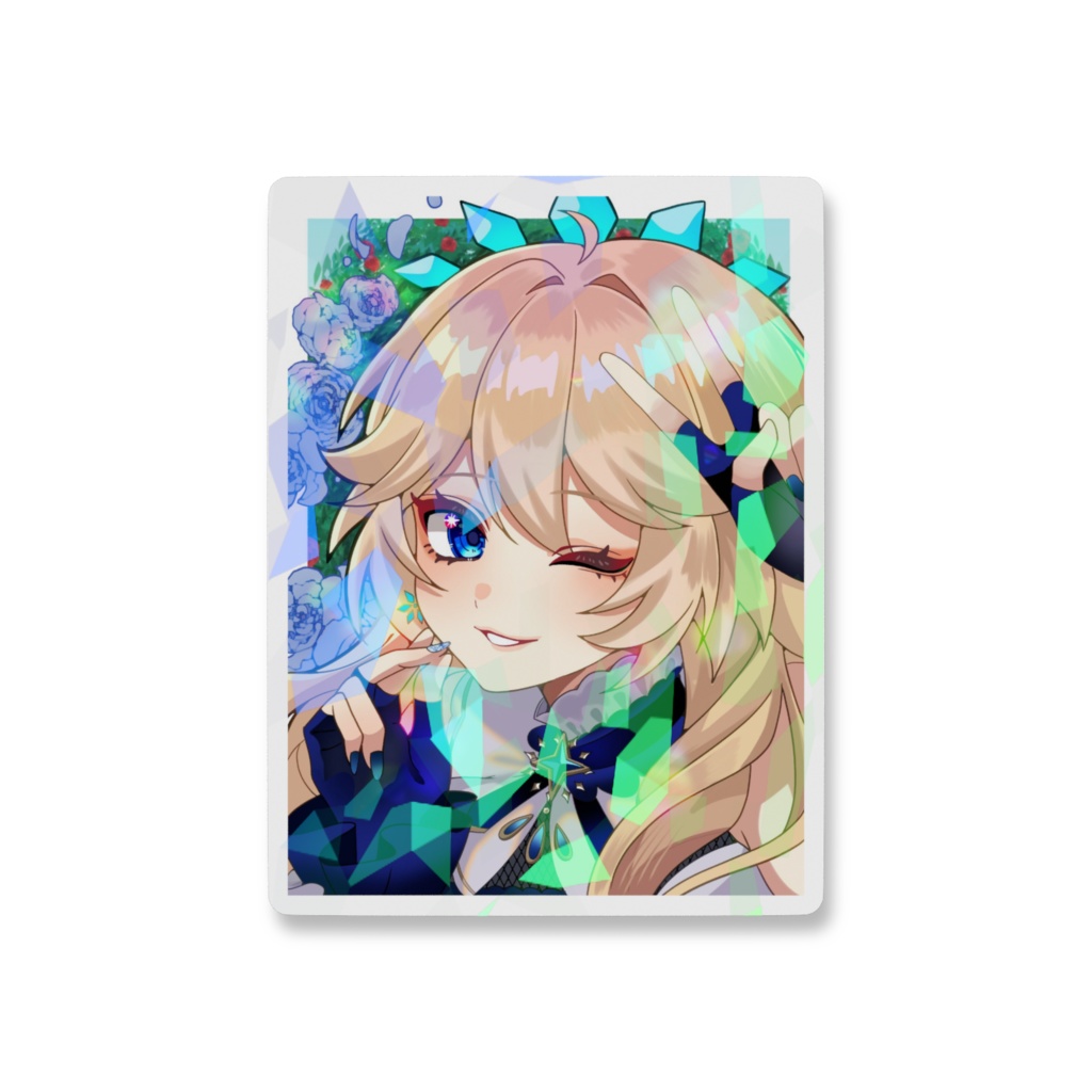 知悠 ホログラムスマホステッカー