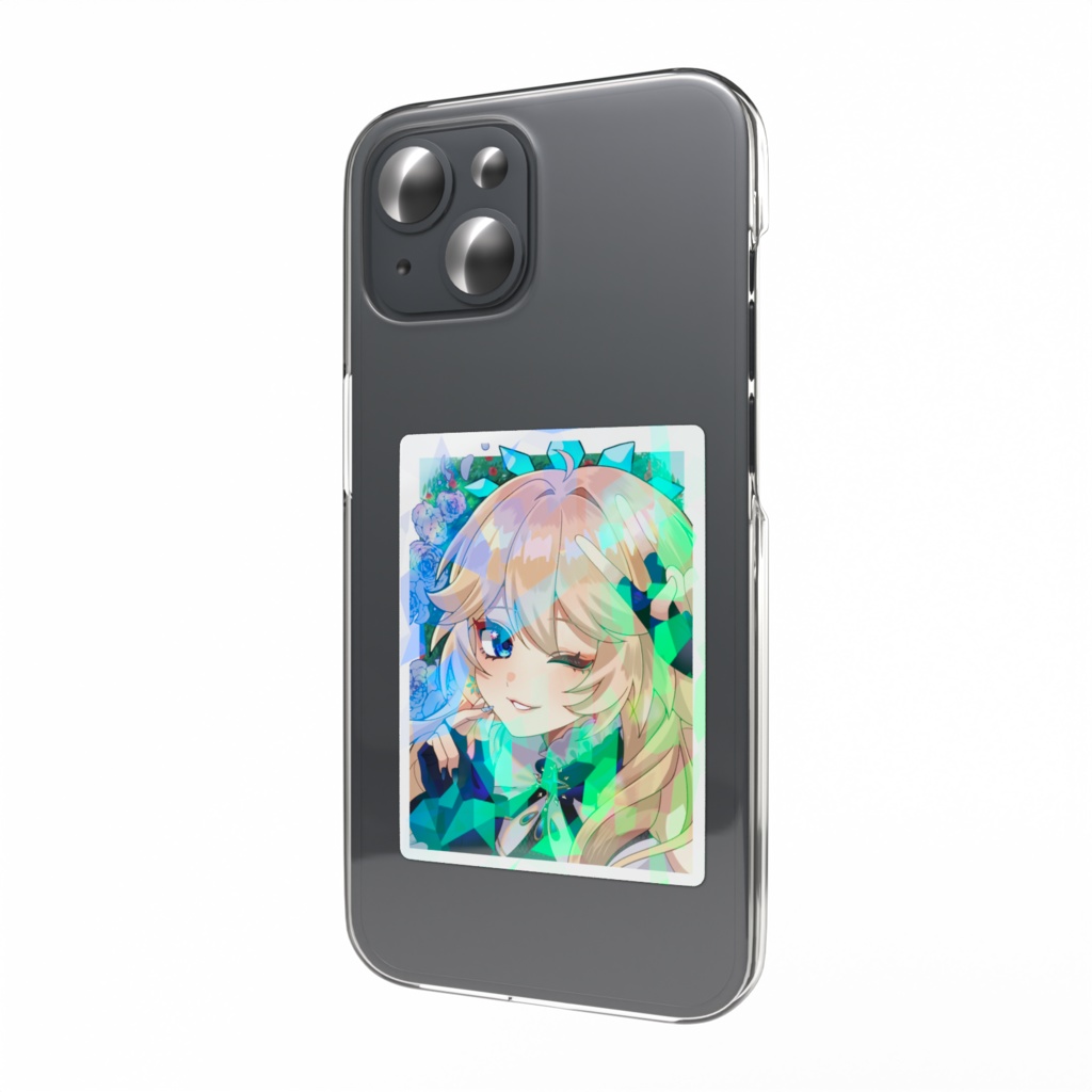 知悠 ホログラムスマホステッカー