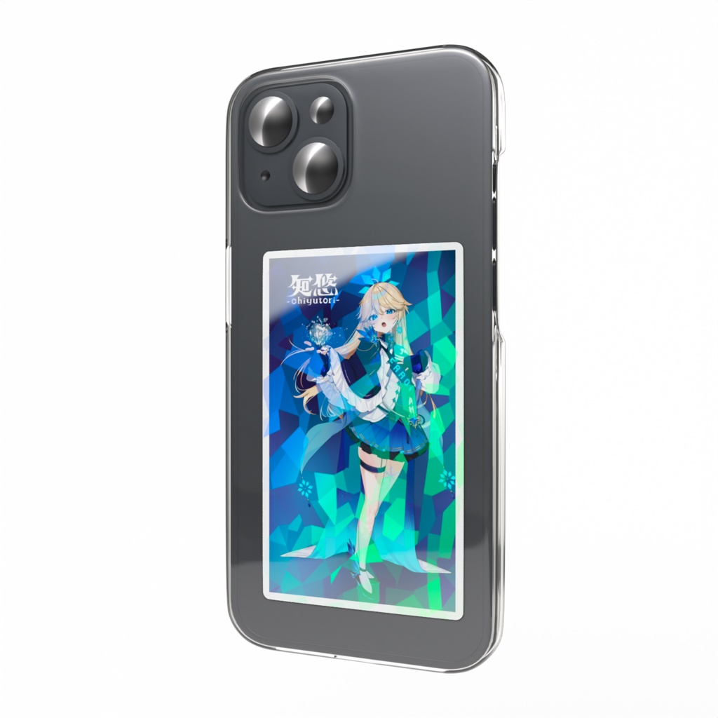 知悠 ホログラムスマホステッカー キービジュアル＆ロゴ