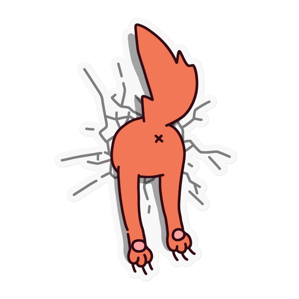 ステッカー:フレイヤ(しり)