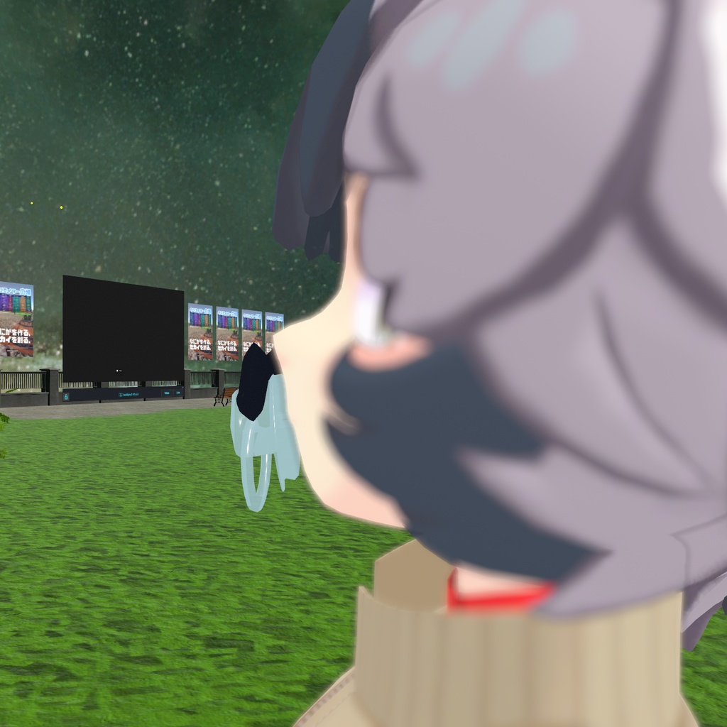 【VRChat想定】シンプルなおひげのおしゃぶり