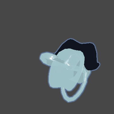 【VRChat想定】シンプルなおひげのおしゃぶり