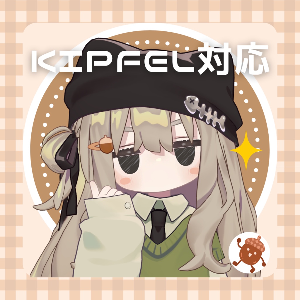 どんぐりヘアピン