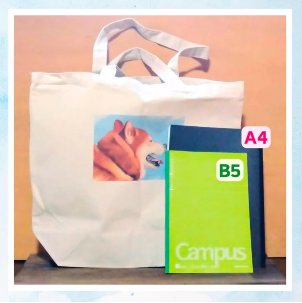 柴犬トートバッグ