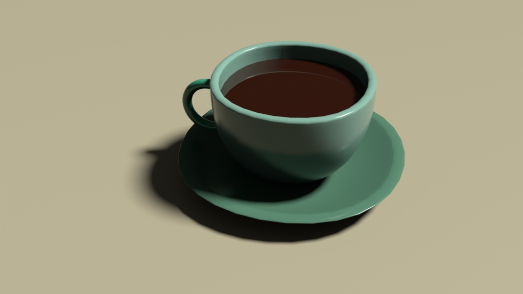 3D素材　コーヒー