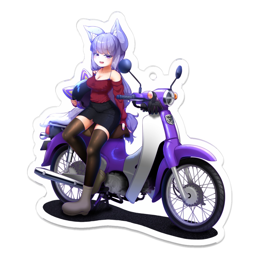 SuperCub50 x Nabi (Acrylic key holder)