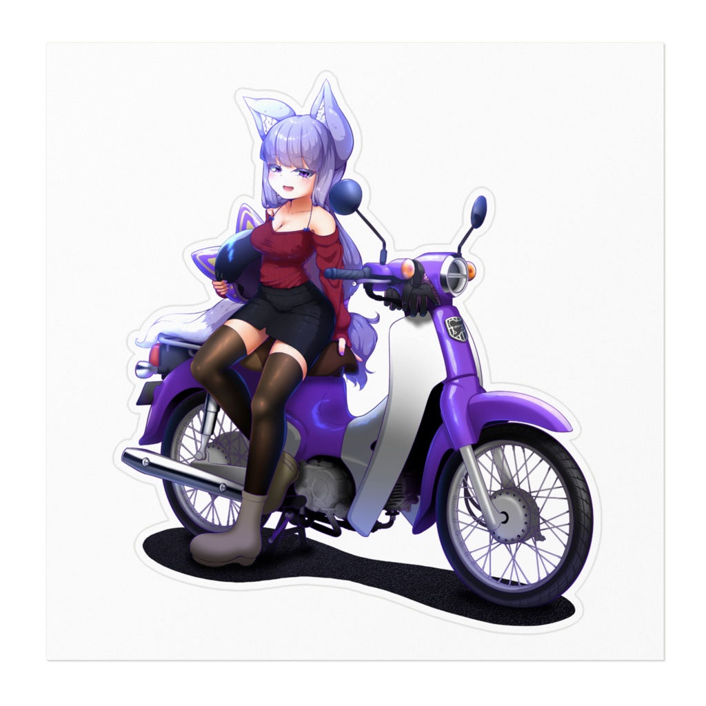 SuperCub50 x Nabi (Sticker)