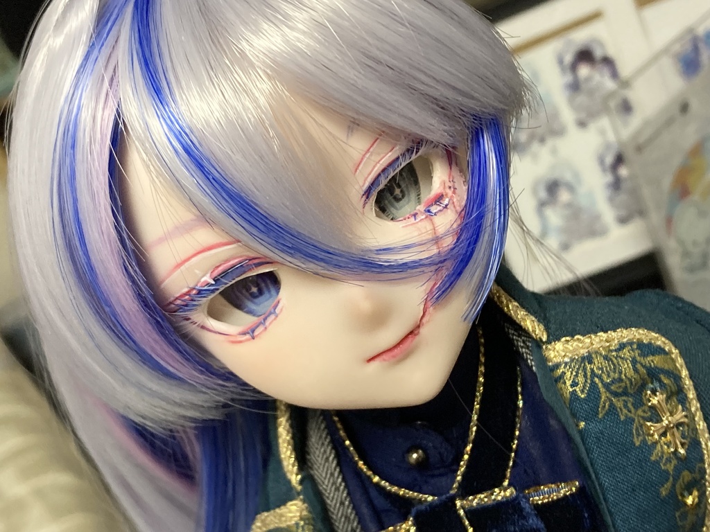 【ドールアイ】《Chevalier》忠義のまなざし(20mm追視アイ※碁石デカールアイも可)