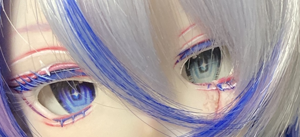 【ドールアイ】《Chevalier》忠義のまなざし(20mm追視アイ※碁石デカールアイも可)