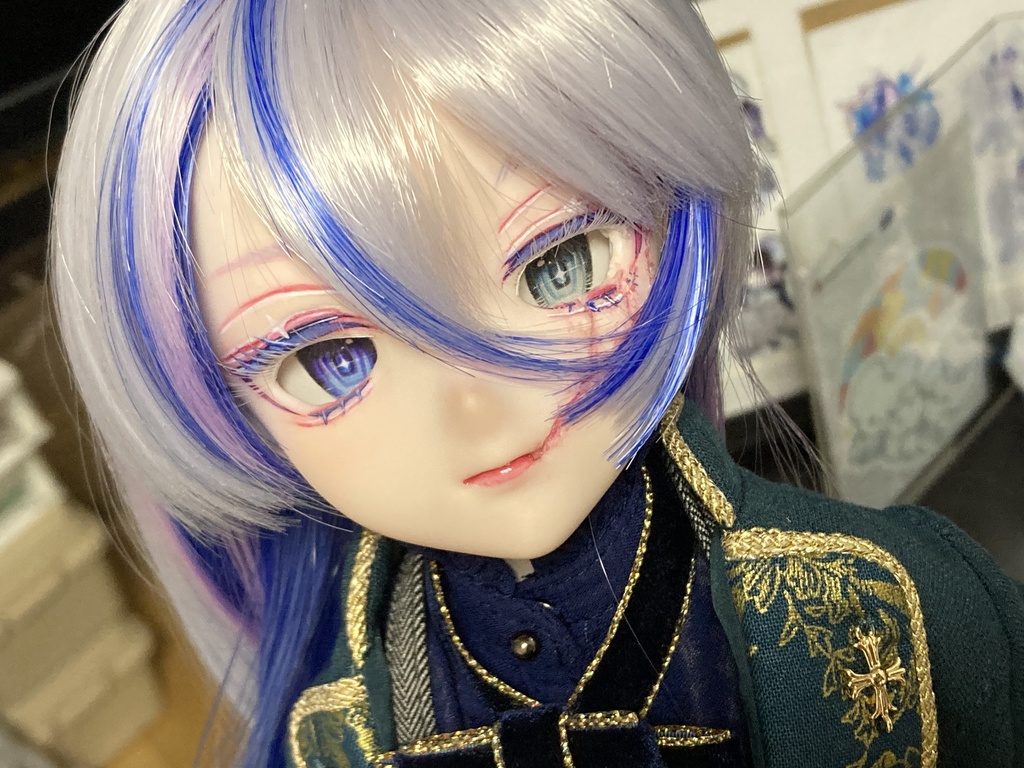 【ドールアイ】《Chevalier》忠義のまなざし(20mm追視アイ※碁石デカールアイも可)