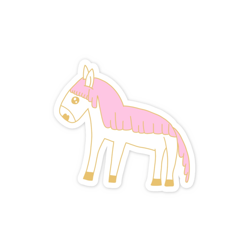 ユニコーンステッカー