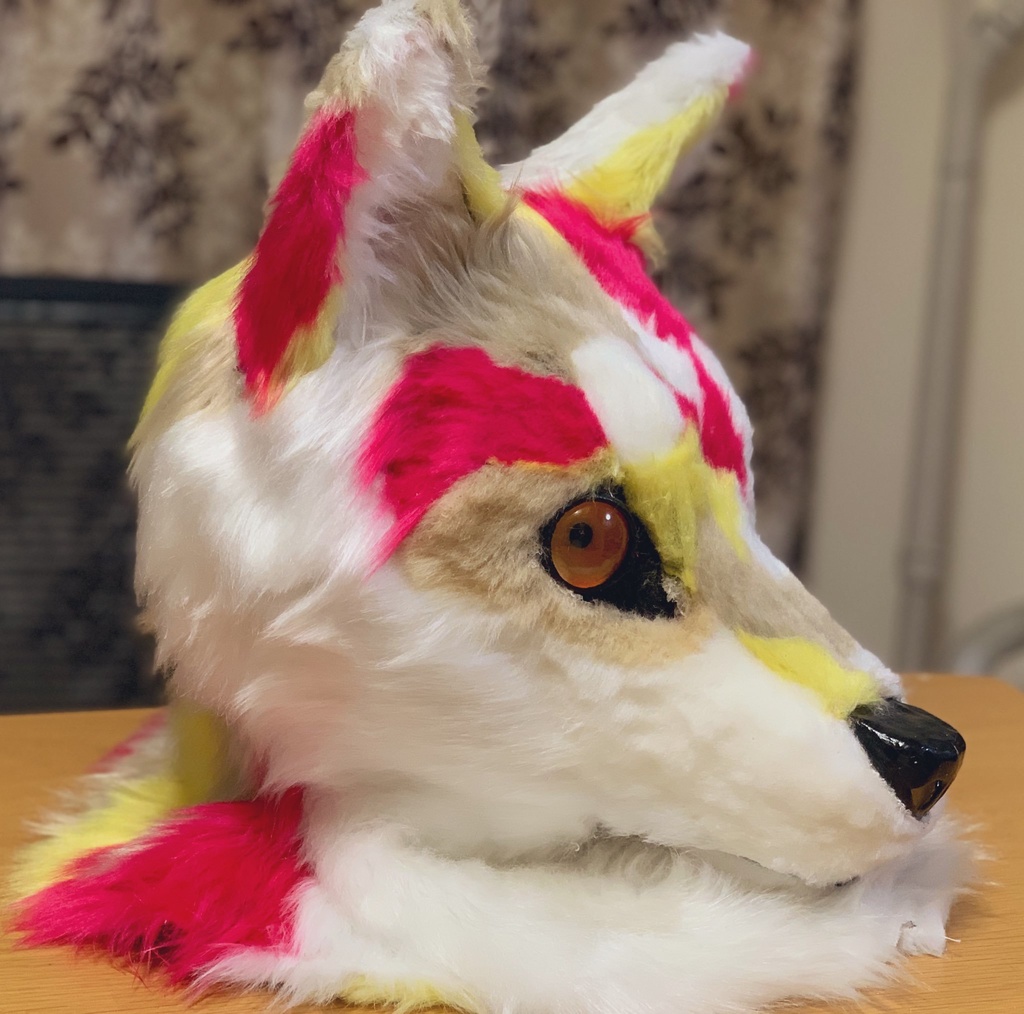 オオカミ ケモノ 着ぐるみ マスク コスプレ コスチューム 一式 窄め