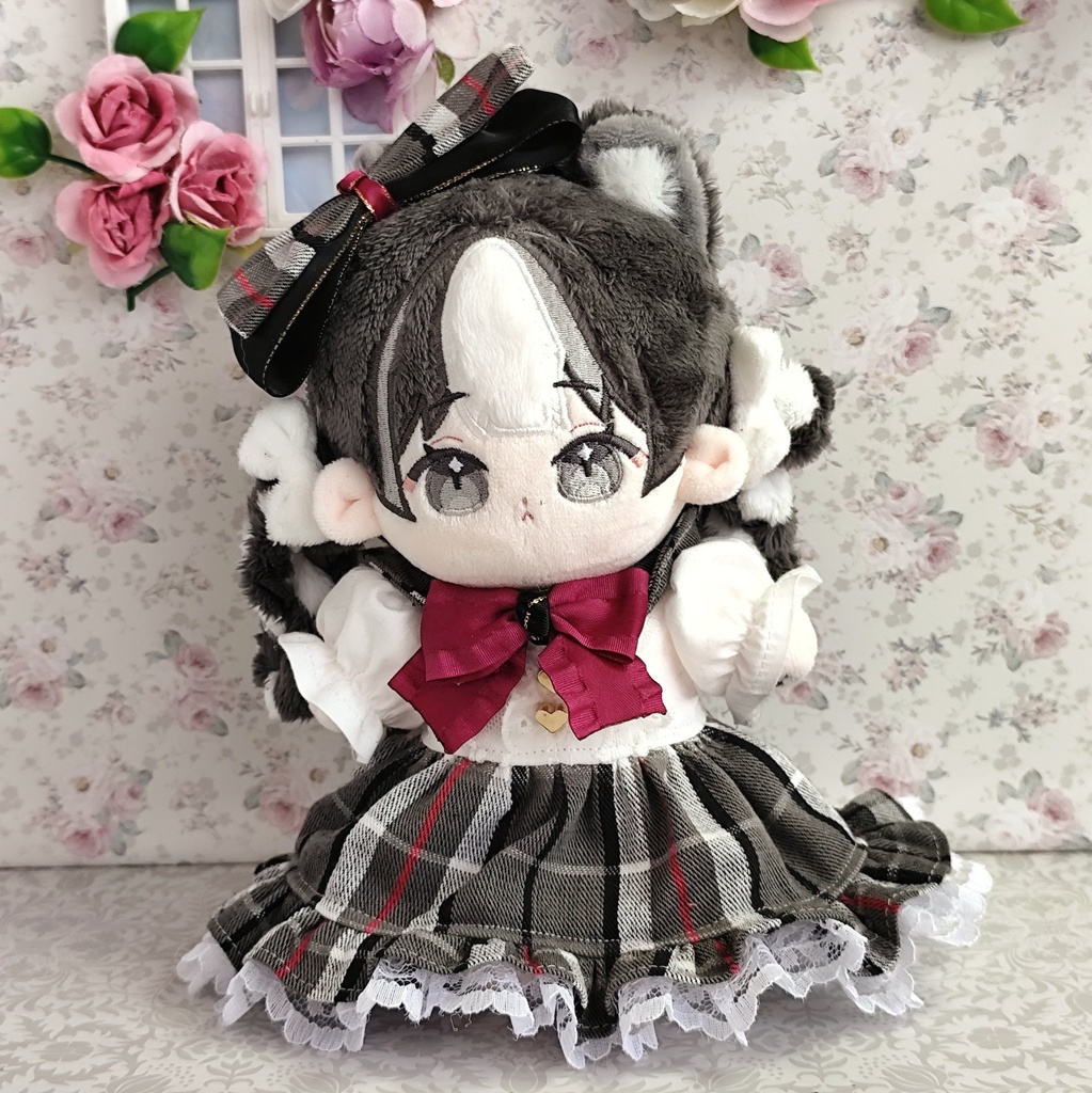 グレーチェックのおめかし服【10月5日(日)21時〜】