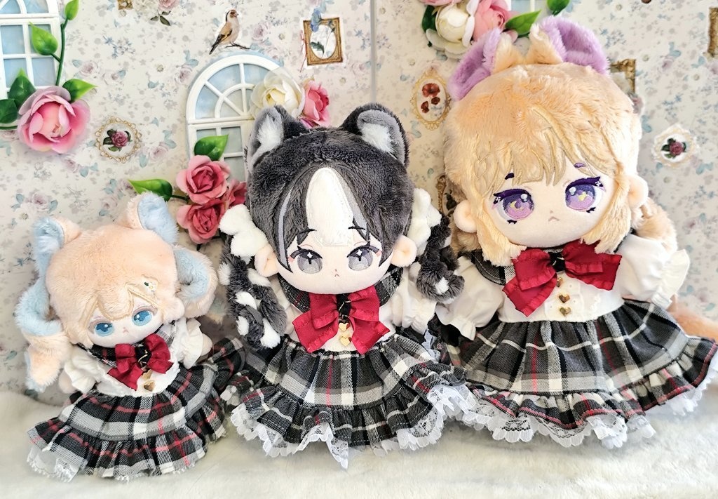 グレーチェックのおめかし服【10月5日(日)21時〜】