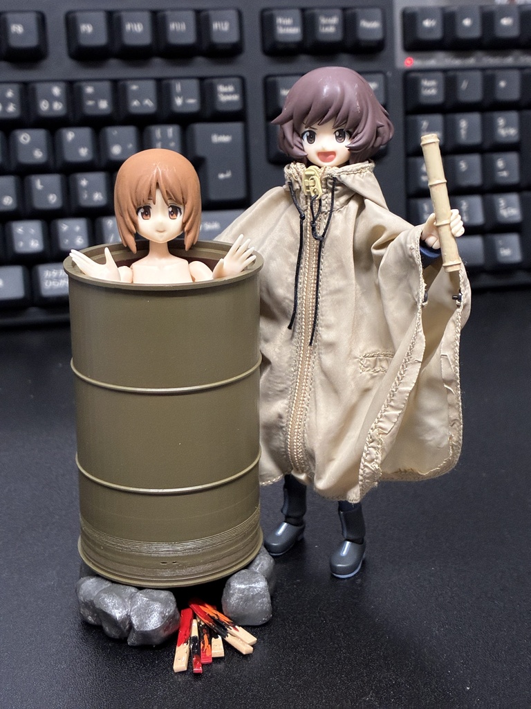 1/12,1/35 ドラム缶3種類 + 期間限定おまけのドラム缶風呂用かまどセット