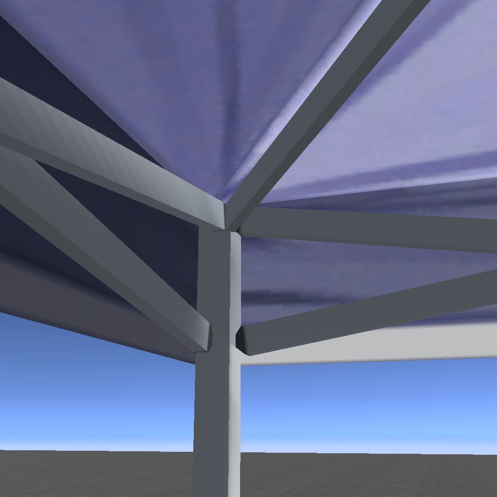 【3Dモデル】ワンタッチタープ