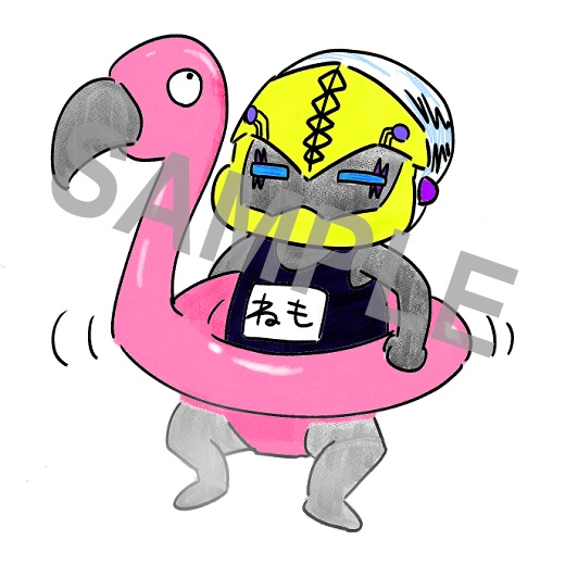 【通販限定】アクリルストラップ（フラミンゴ）