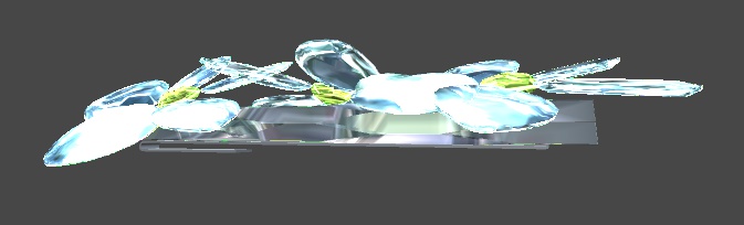 【VRChat向け】ユキヤナギのヘアピン【フリー】