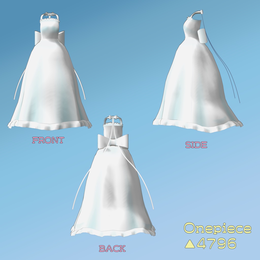 【3アバター対応】Re:シンプルなワンピース【Izul / Heuvel / Refrain】