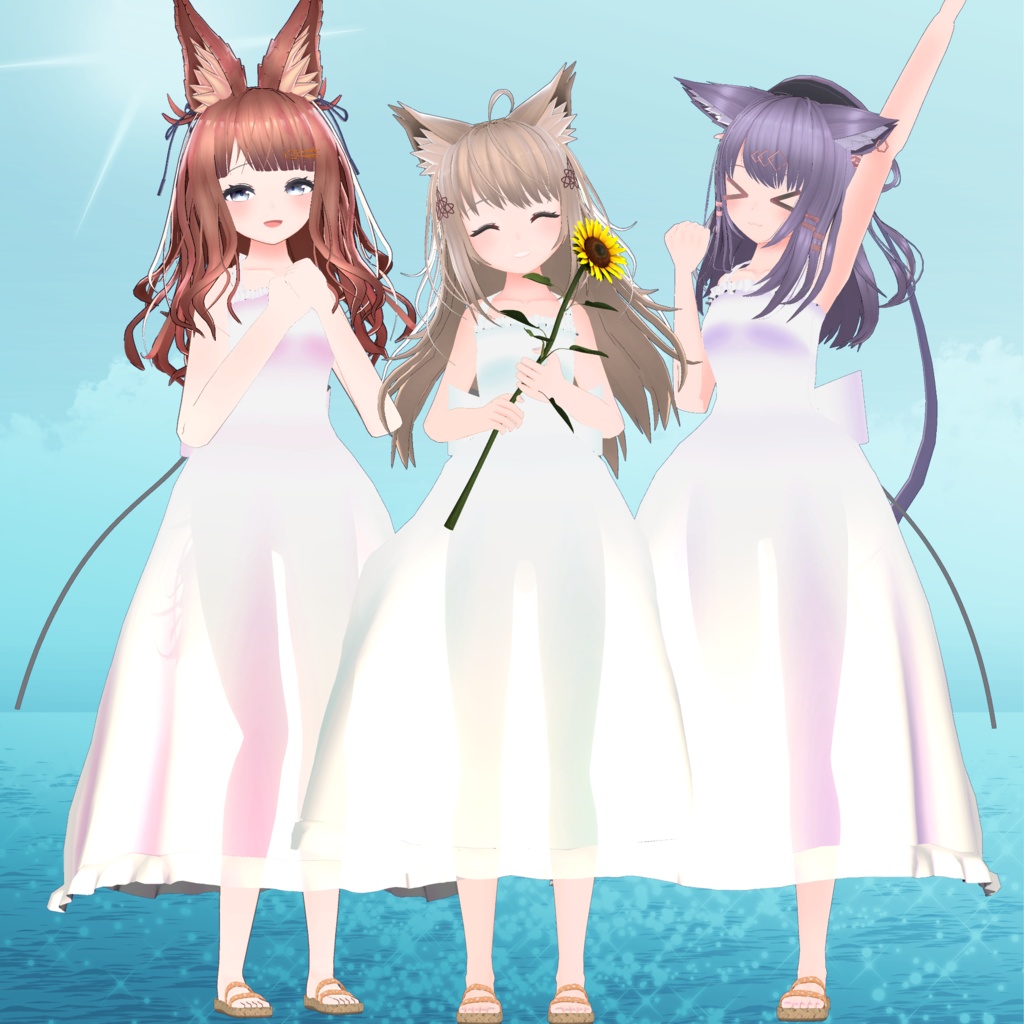 【3アバター対応】Re:シンプルなワンピース【Izul / Heuvel / Refrain】