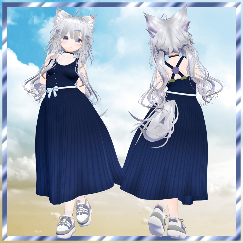 【6アバター対応】シンプルきゃみわんぴ