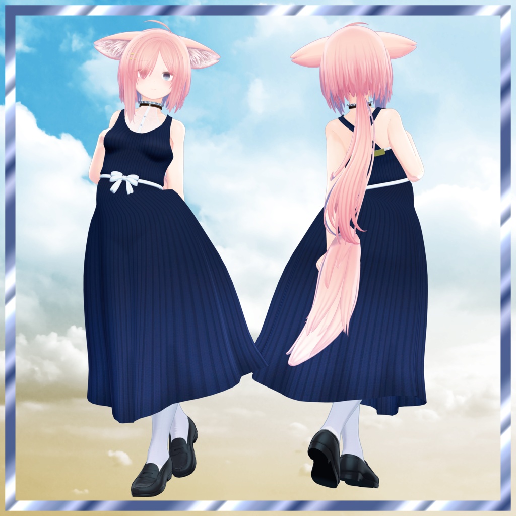 【6アバター対応】シンプルきゃみわんぴ